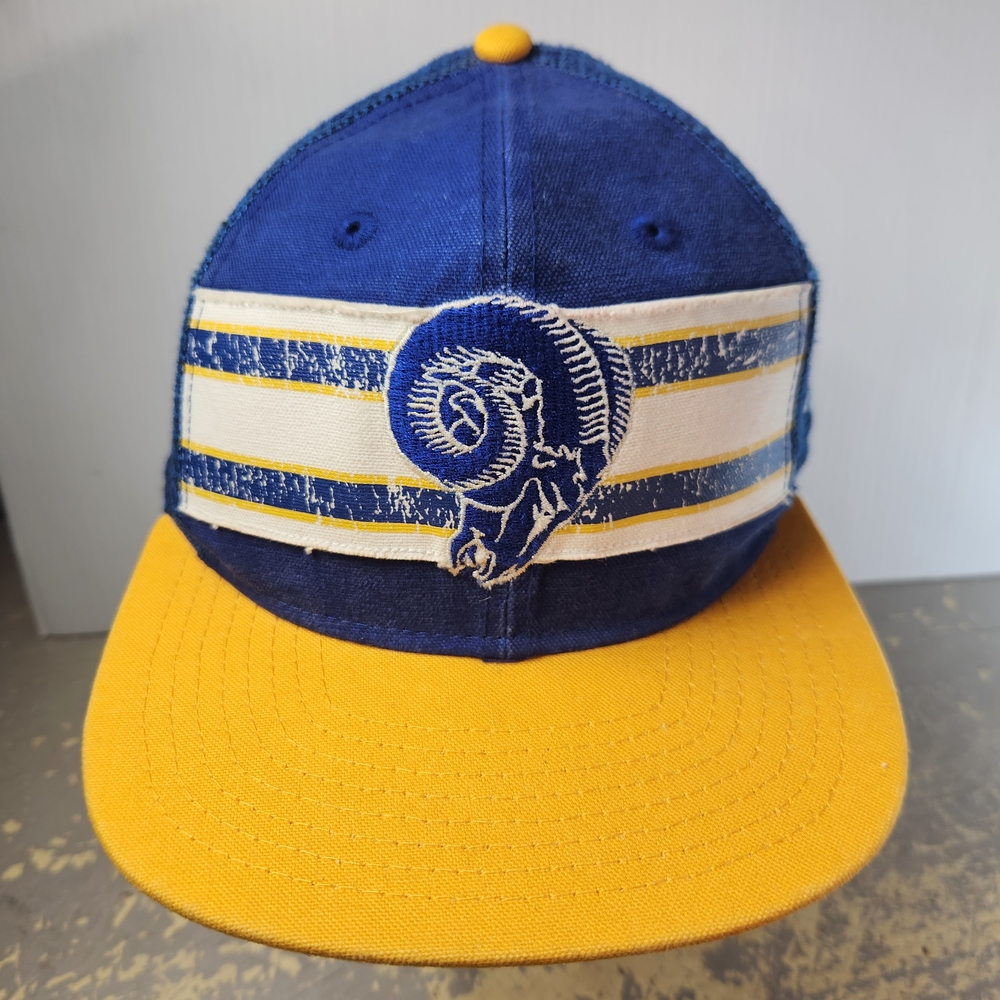 NFL Rams Throwback Stripes 9 Fifty New Era Heritage Series Snapback Hat